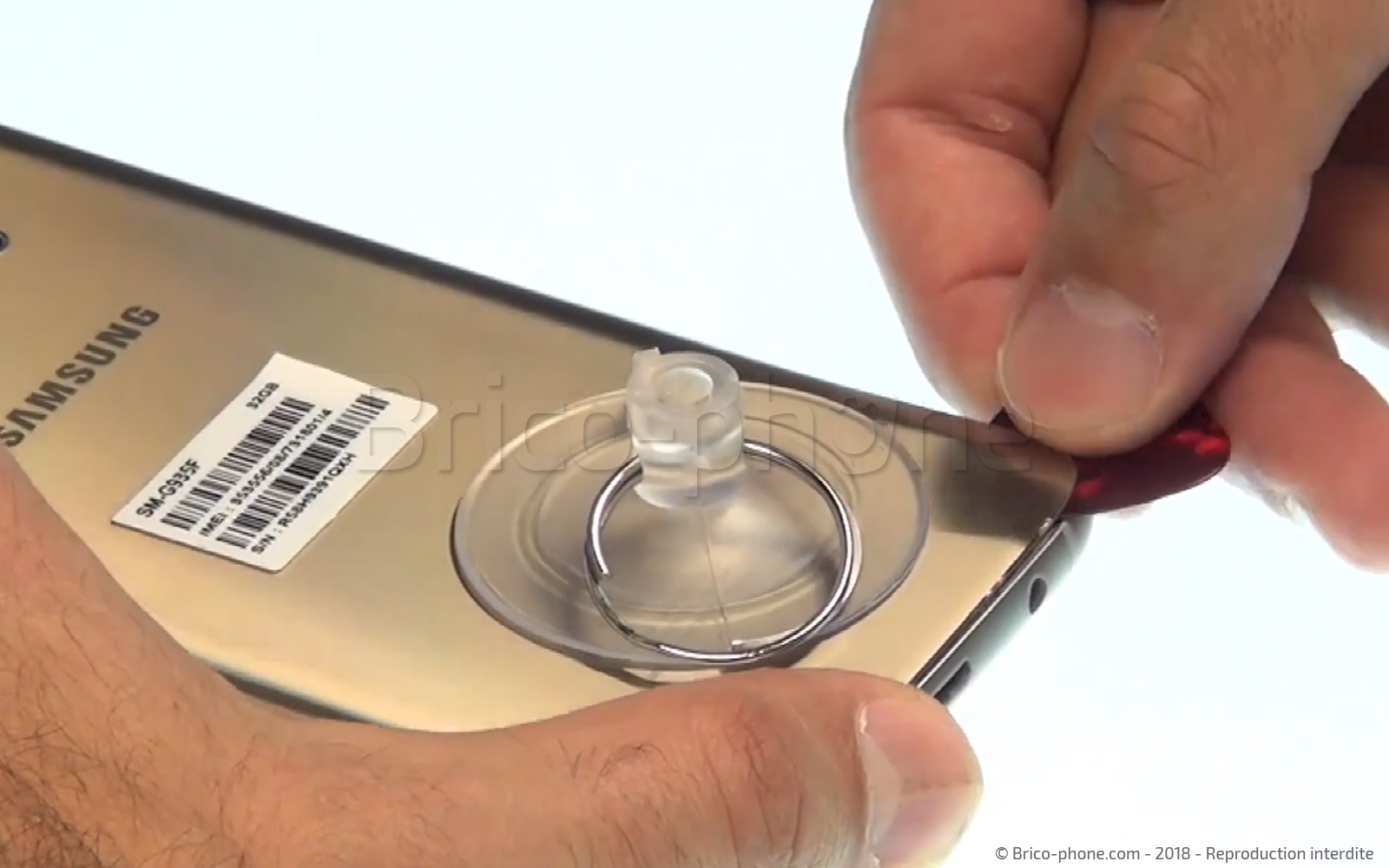 Changement de caméra avant sur Galaxy S7 Edge photo 3